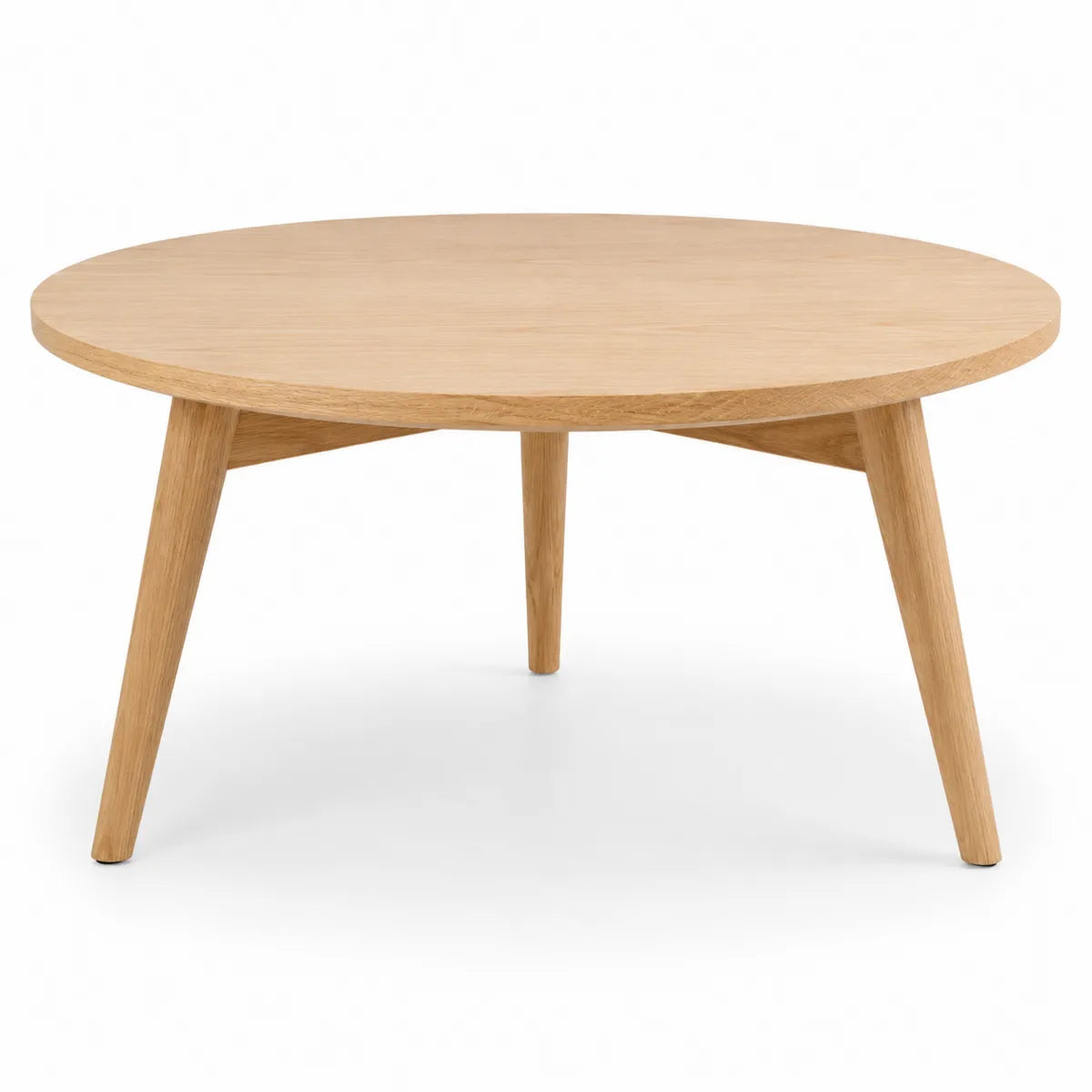 Stolik kawowy okrągły dębowy 50 cm