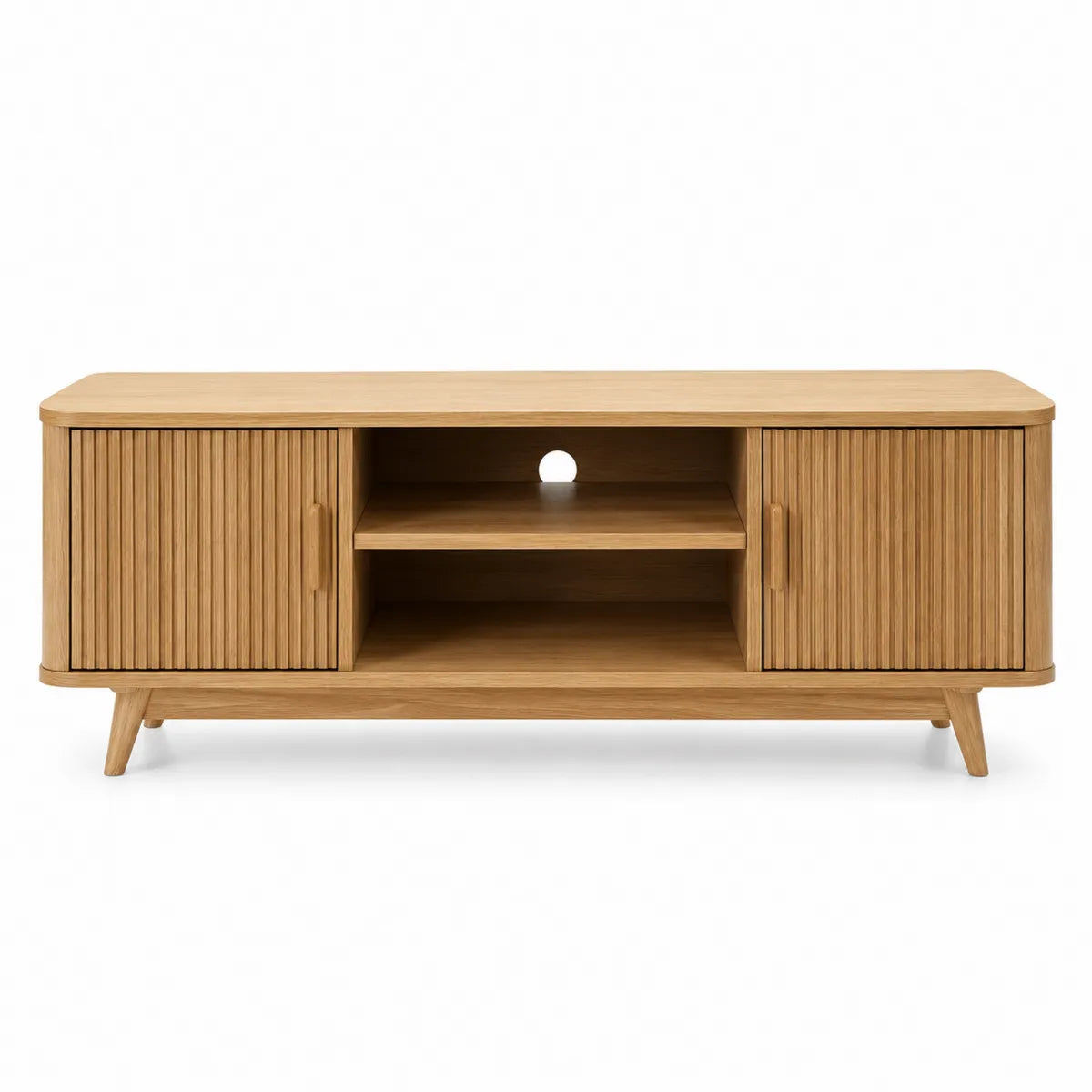 Szafka RTV z drewna dębowego, 150 cm