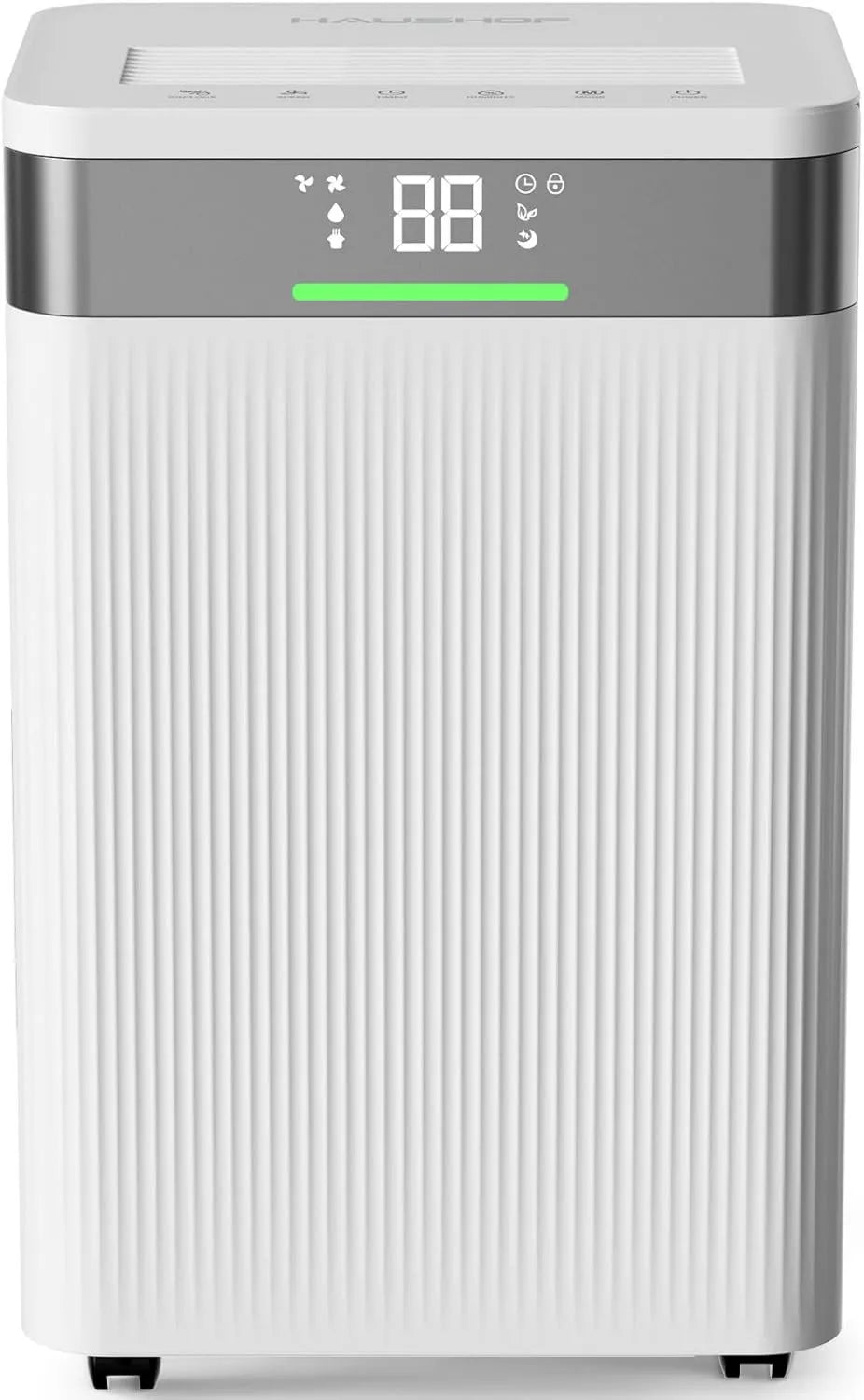 Osuszacz powietrza, 41 dB, 30 m², 4,5 l, HAUSHOF Elektryczny osuszacz powietrza 20 l/dzień, cichy osuszacz powietrza z jonami ujemnymi, 3 tryby pracy