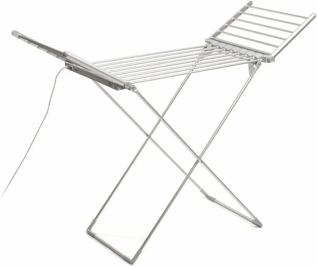 Suszarka do ubrań, 230 W, 147x113x54 cm, CELLUSTOP Elektryczna podgrzewana suszarka do ubrań, składana suszarka do ubrań 230 W z 20 prętami