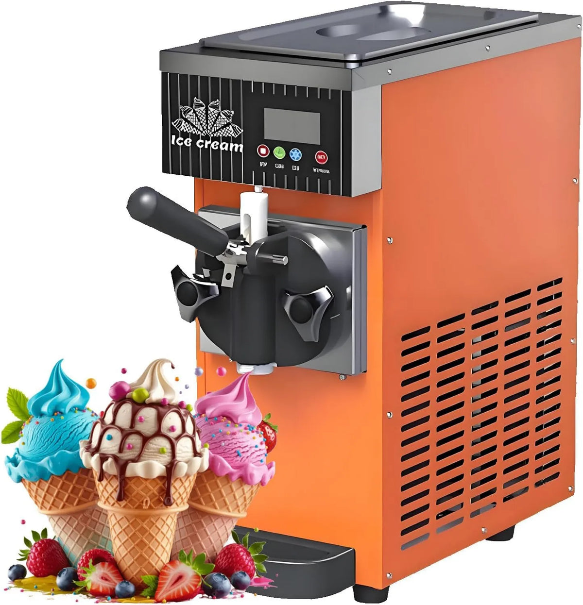 GLBMXDD, L + 1 kostkarka do lodu, kostkarka do lodu i sorbetu, Elektryczna ekspres do kawy, 2, 5 l, 450 W, 1 l, profesjonalna restauracja, dla Les Bars à Snacks