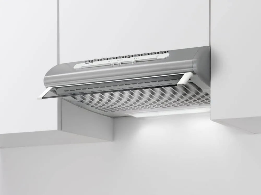 Zanussi okap kuchenny, Okap próżniowy, 210 m3 / h, 68 dB, ZHT611X, wbudowany, stal nierdzewna, kaptur h D - Hoods, Przenośny, recyrkulacja m3/h