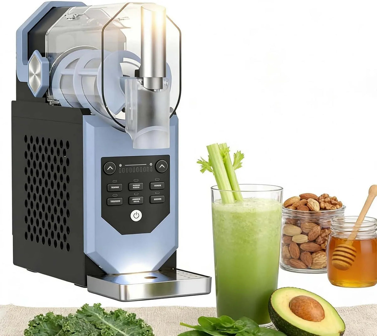 zhenmaster, 12min Granit maszyna, 2 l, 5 programów, dotyk, szybkie zamrażanie, dla Smoothies