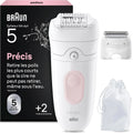 Braun, Biała i Flamant Rose, 5- 030, Elektryczny Epilator Silk Epil 5 Kobieta