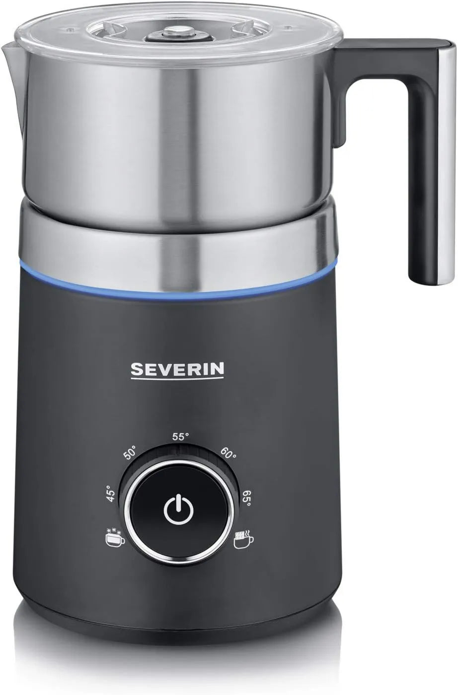 Severin spieniacz do mleka, SM 3586 Moss mleka, 500 W, Emulgator mleka Spuma 700, Stal nierdzewna / Czarny, Czarny, Mill czekoladowy 700 ml
