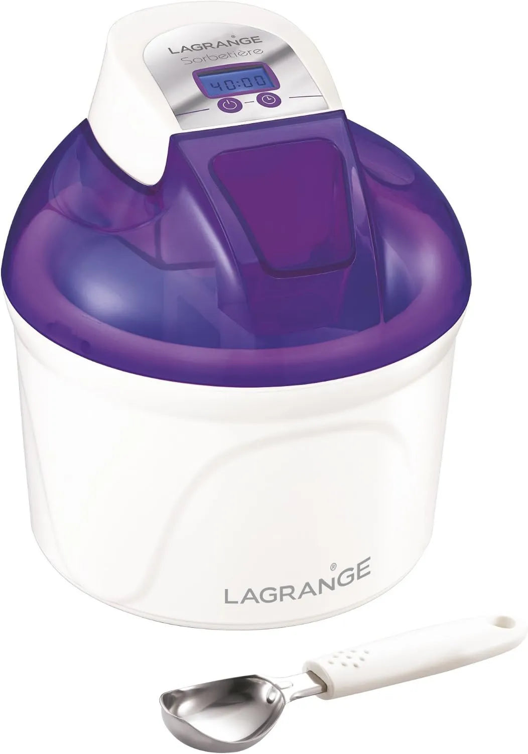 LAGRANGE, 409004 12 W Stojak sorbetowy LCD ekran 1, 5 l Myrtille