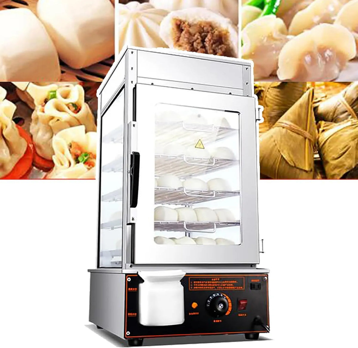 SXYKXYDL, Bufet płyta grzewcza, 1200 W, 30 do 110°C, para, profesjonalny, restauracja, 2 strefy temperaturowe, 5 pięter, Hotplate maszyna