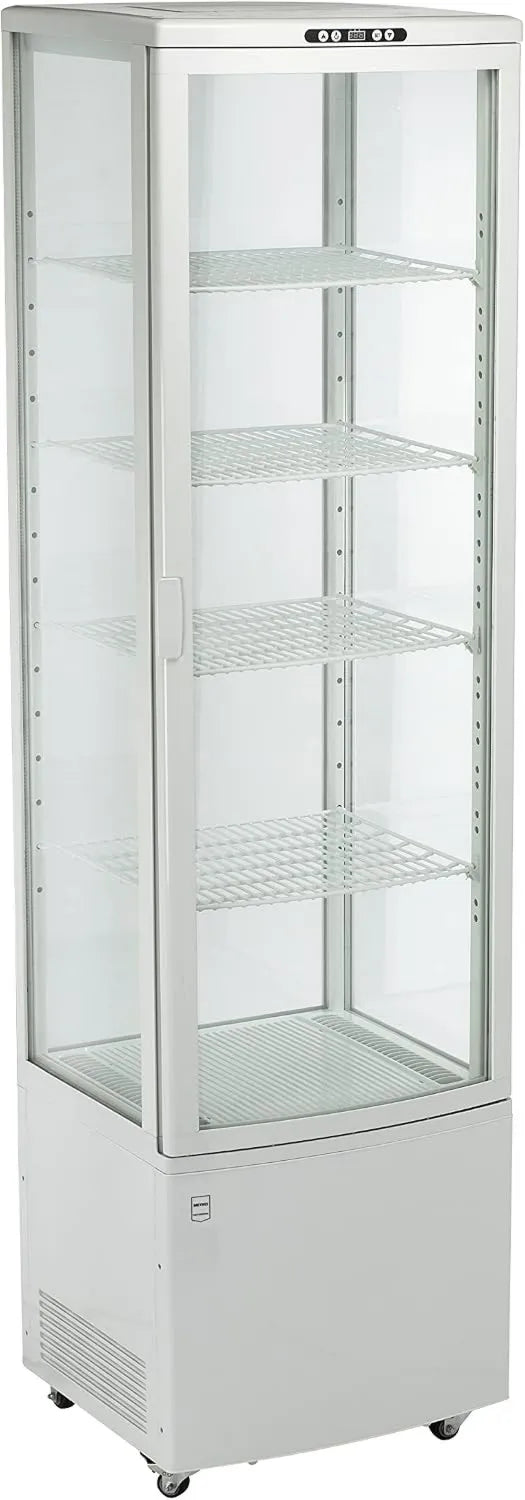 METRO Professional, METRO profesjonalny Wentylator GGC3270, 52x48.5x189.5 cm, 270 l, biały, 4 Żlabki, METRO Profesjonalny Vitrine RŽfrigŽrŽe, plastik, szkło