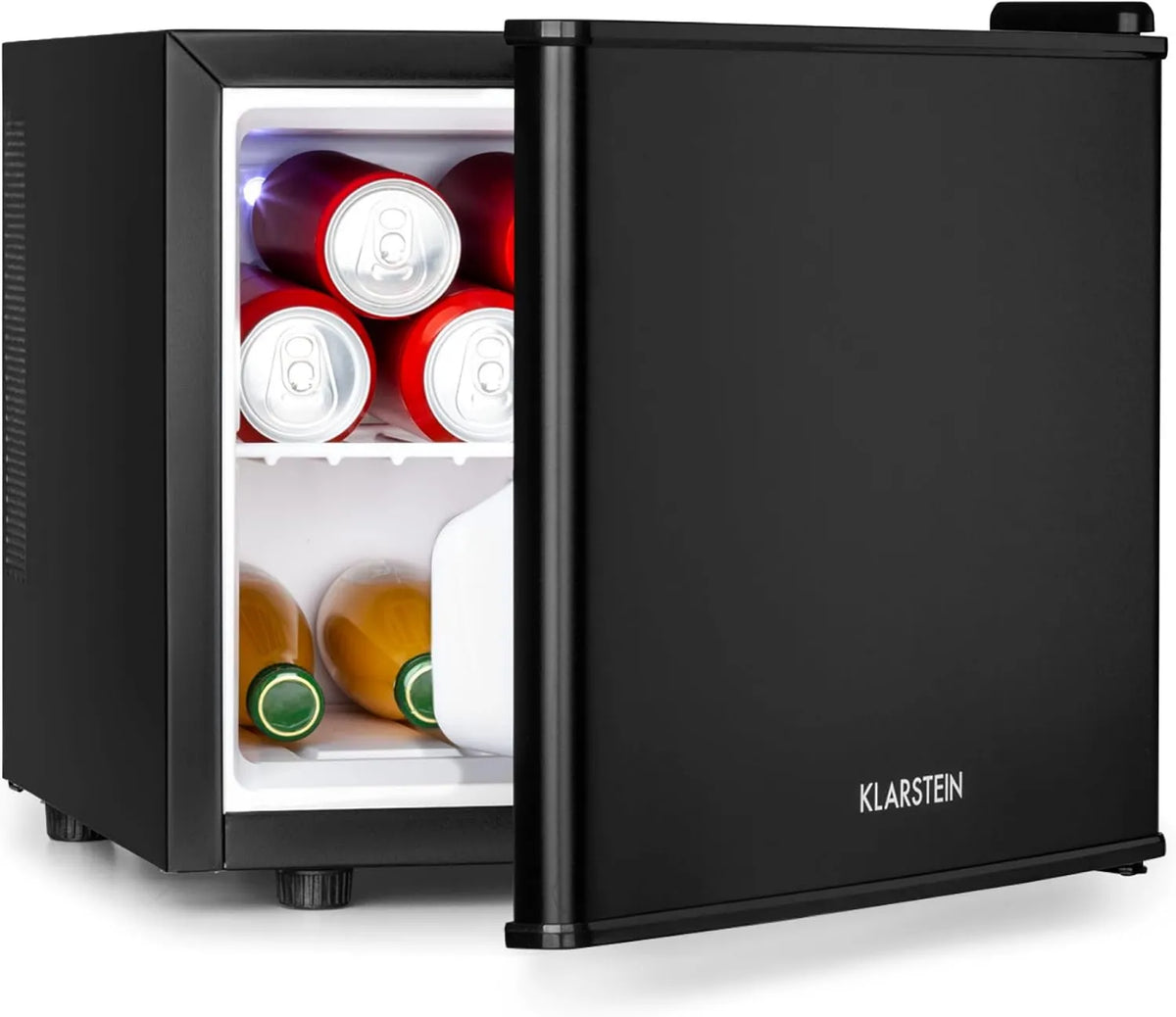 KLARSTEIN minilodówka, Lodówka, 17 l, 5 do 15°C, 3 poziomów, tłumik, kemping, Mini Bar Wnętrze, Mini Room lodówka dla napojów