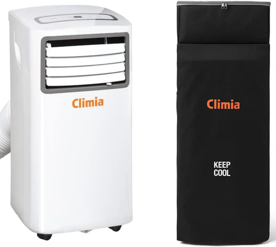 CMK 2600 klimatyzator, 2,6 kW, Climia przenośny klimatyzator z ekologicznym chłodziwem 3 w 1, wentylator i osuszacz powietrza
