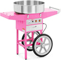 Candy RCZC-1200-W, 52 cm, Royal Catering maszyna do waty cukrowej z wózkiem, Cotton Machine, w zestawie akcesoria