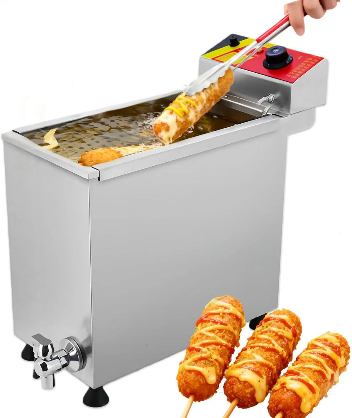 Glowdora, Kukurydza, 25 l, 3 kw, profesjonalna stal nierdzewna, do Bar I Fast-Food