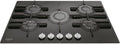 Hotpoint płyta grzewcza, Płyta gazowa, 75 cm, grill, Żelazko, Czarny, Punkt Ariston FTGGG 751 D, HA