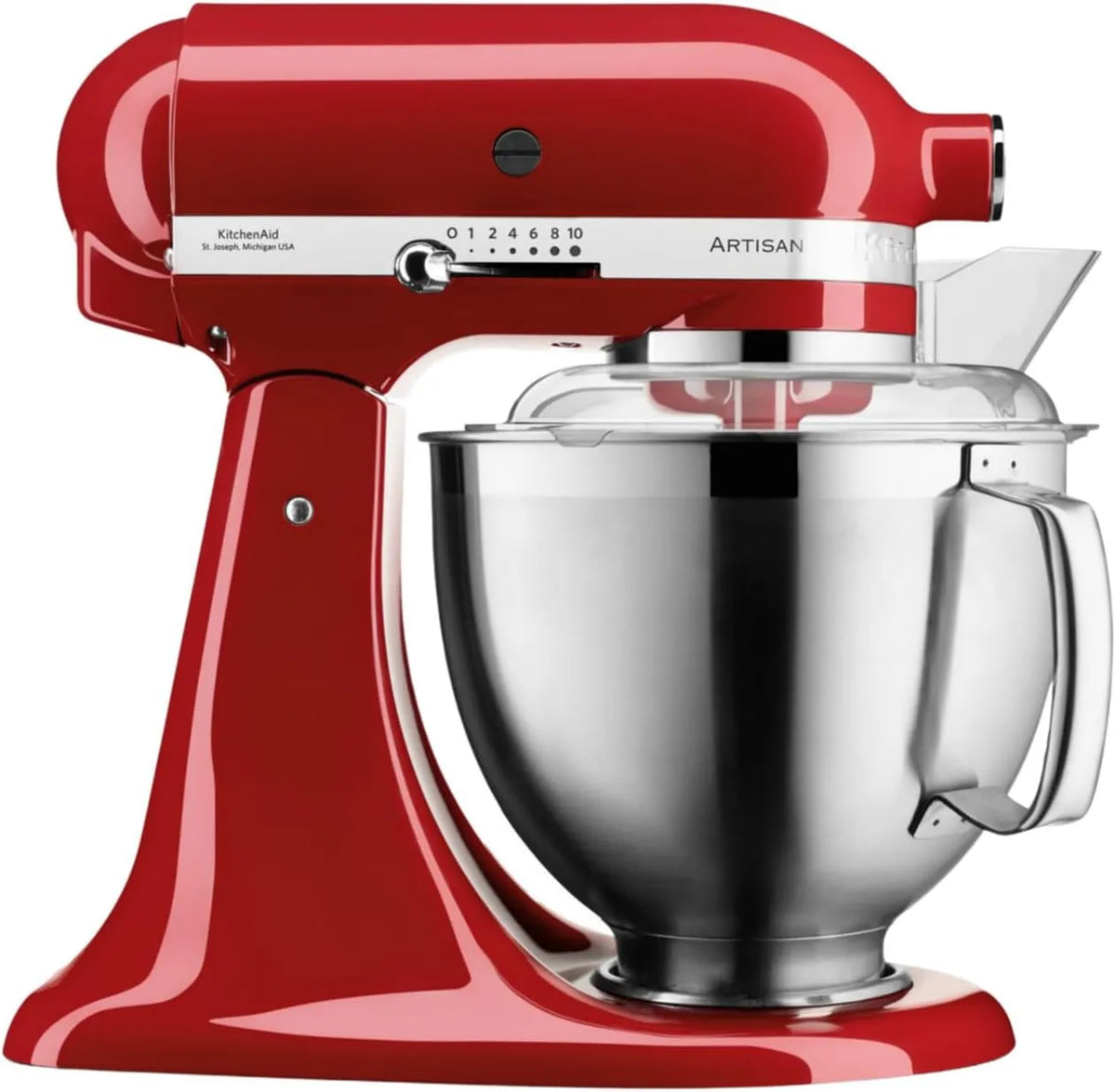 KitchenAid robot kuchenny, 4,8 l, przechylany procesor spożywczy, ugniatarka do ciasta z 2 miskami i 3 akcesoriami ze stali nierdzewnej