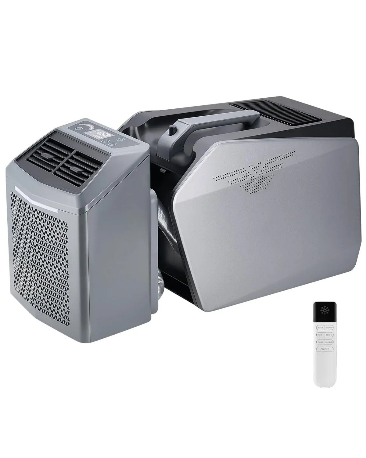 Lodówka, 5000 BTU, 500 W, timer, regulacja ustawień, VEVOR Przenośny klimatyzator, 3-biegowa chłodziarka powietrza z 24-godzinnym timerem