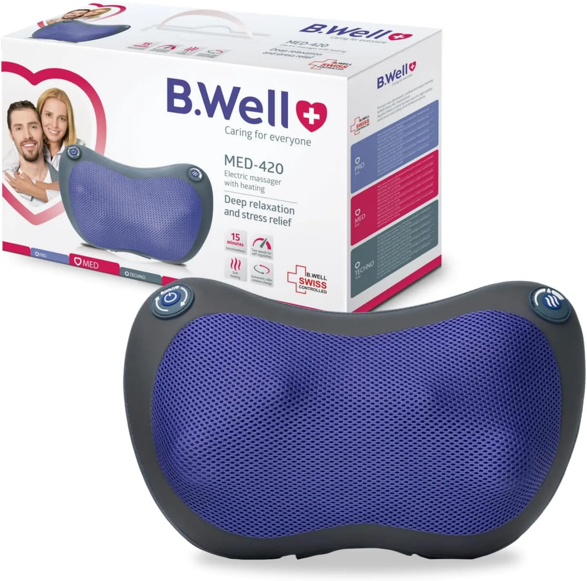 B.Well, MED- 420 Cushion, Masażer, Funkcja grzewcza, MED-420