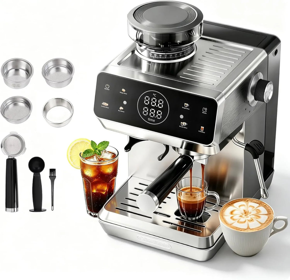 Cafelffe, Maszyna do suszenia, 1.8 l, CAFEFLFFE MK- 903, duży zbiornik, profesjonalny, 1.8 l zbiornik wody i moc MK-903