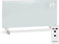 KLARSTEIN grzejnik elektryczny, 2000 W, 5 do 45°C, licznik czasowy, wyświetlacz LCD, biały, idealny do pomieszczeń do 40 m², standard IP24, tryb ECO