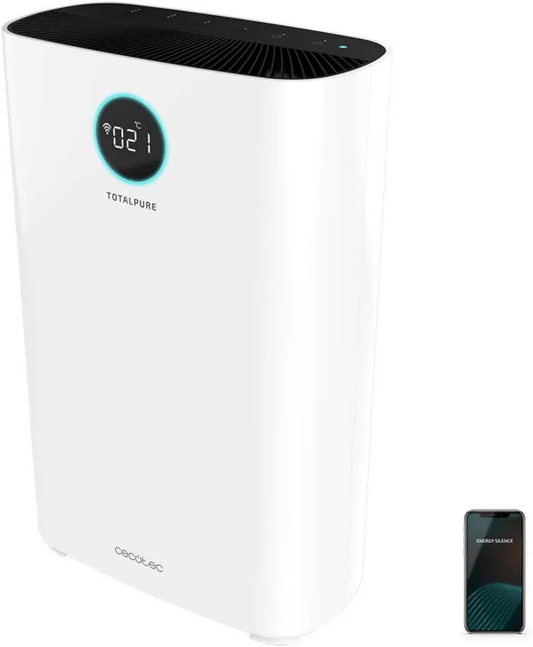 Cecotec oczyszczacz powietrza, WiFi, Dioda LED i WiFi, 200 m3 powierzchni pokrytej, 7500 Połączony