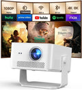 VISIONARYBEAM projektor, 1080p, Wi-Fi, Android OS, wideo, 1100 ANSI 1080p rodzimy Android 14 Beam 8K LED z Wi-Fi 6 i Voice sterowanie