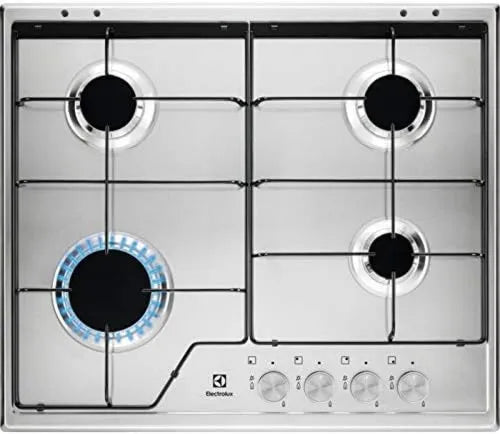 Electrolux płyta grzewcza, Płyta gazowa, 1000 / 2000 W, stal nierdzewna, Zintegrowana